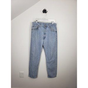 Vintage Levi's 505 Light Wash High Rise Distressed Jeans Size 36 / 32